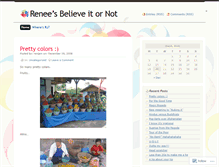 Tablet Screenshot of beingreneejain.wordpress.com