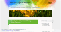 Desktop Screenshot of embracinggirlfriday.wordpress.com