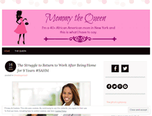 Tablet Screenshot of mommythequeen.wordpress.com