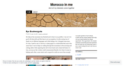 Desktop Screenshot of moroccoinme.wordpress.com