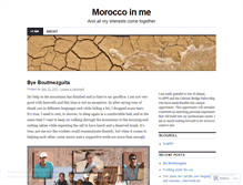 Tablet Screenshot of moroccoinme.wordpress.com