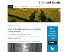 Tablet Screenshot of biketales.wordpress.com