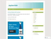 Tablet Screenshot of dayllan1024.wordpress.com