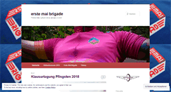 Desktop Screenshot of erstemaibrigade.wordpress.com