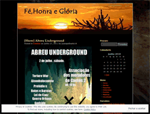 Tablet Screenshot of fehonraegloria.wordpress.com