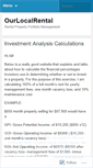 Mobile Screenshot of ourlocalrental.wordpress.com