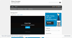 Desktop Screenshot of milena2010motionportfolio.wordpress.com