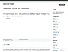 Tablet Screenshot of koekiemoon.wordpress.com