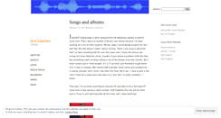 Desktop Screenshot of joegriffinmusic.wordpress.com