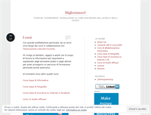 Tablet Screenshot of miglioriamoci.wordpress.com