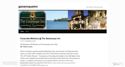 Desktop Screenshot of gananoqueinn.wordpress.com