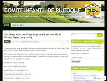 Tablet Screenshot of comiteinfantilruitoque.wordpress.com