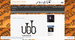 Desktop Screenshot of enriquealborch.wordpress.com