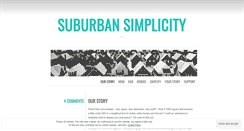 Desktop Screenshot of livingsimplyinthesuburbs.wordpress.com