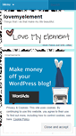 Mobile Screenshot of lovemyelement.wordpress.com