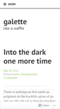 Mobile Screenshot of galettedotme.wordpress.com