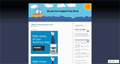 Desktop Screenshot of blueoctober.wordpress.com