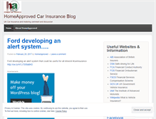 Tablet Screenshot of homeapproved.wordpress.com