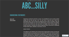 Desktop Screenshot of abcsilly.wordpress.com