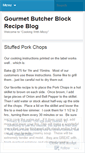 Mobile Screenshot of gourmetbutcherblock.wordpress.com