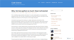 Desktop Screenshot of codescience.wordpress.com