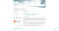 Desktop Screenshot of lilyfadholi.wordpress.com