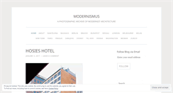 Desktop Screenshot of modernismus.wordpress.com