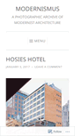 Mobile Screenshot of modernismus.wordpress.com