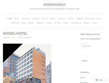 Tablet Screenshot of modernismus.wordpress.com
