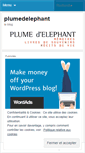 Mobile Screenshot of plumedelephant.wordpress.com