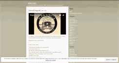 Desktop Screenshot of nekamu.wordpress.com