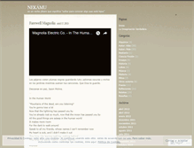 Tablet Screenshot of nekamu.wordpress.com