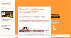 Desktop Screenshot of lewiscarroll.wordpress.com
