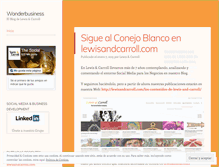 Tablet Screenshot of lewiscarroll.wordpress.com