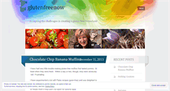 Desktop Screenshot of glutenfreenow.wordpress.com