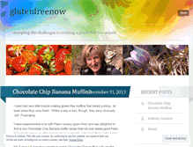 Tablet Screenshot of glutenfreenow.wordpress.com
