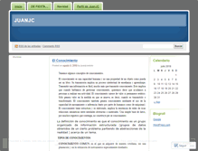 Tablet Screenshot of juanjcondolo.wordpress.com