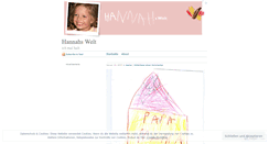 Desktop Screenshot of hannahswelt.wordpress.com