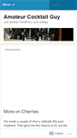 Mobile Screenshot of amateurcocktailguy.wordpress.com