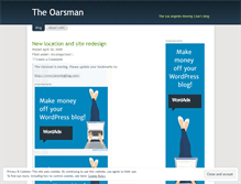 Tablet Screenshot of oarsman.wordpress.com