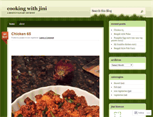 Tablet Screenshot of cookingwithjini.wordpress.com