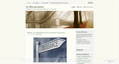 Desktop Screenshot of minarchiste.wordpress.com