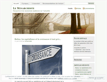 Tablet Screenshot of minarchiste.wordpress.com
