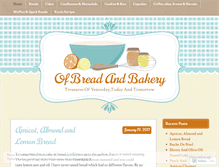 Tablet Screenshot of breadandbakery.wordpress.com