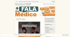 Desktop Screenshot of falamedico.wordpress.com