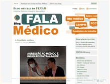 Tablet Screenshot of falamedico.wordpress.com