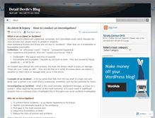 Tablet Screenshot of detaildevils.wordpress.com