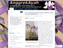 Tablet Screenshot of anggrekayah.wordpress.com