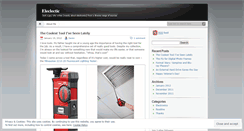 Desktop Screenshot of eleclectic.wordpress.com
