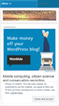Mobile Screenshot of digitalconservation.wordpress.com